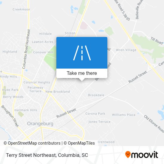Mapa de Terry Street Northeast