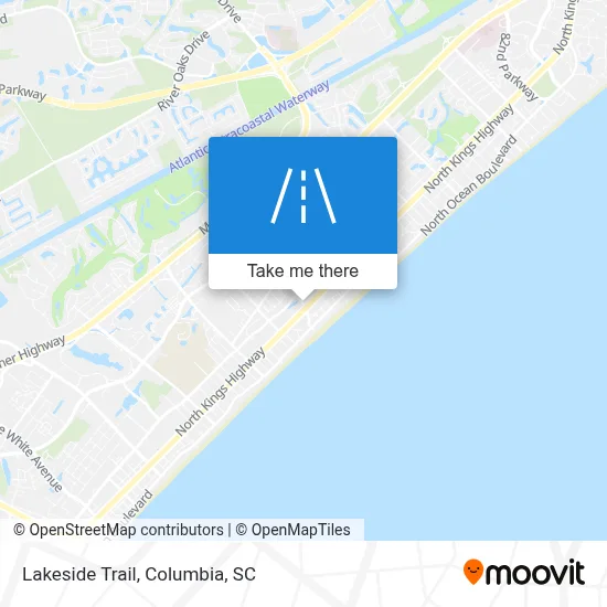 Lakeside Trail map