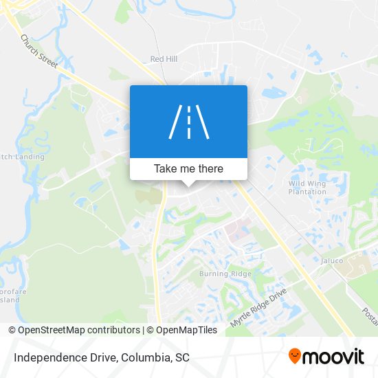 Independence Drive map