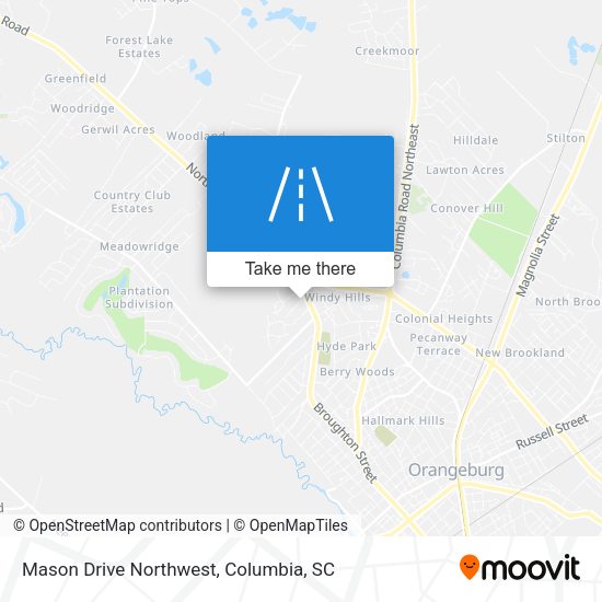 Mason Drive Northwest map