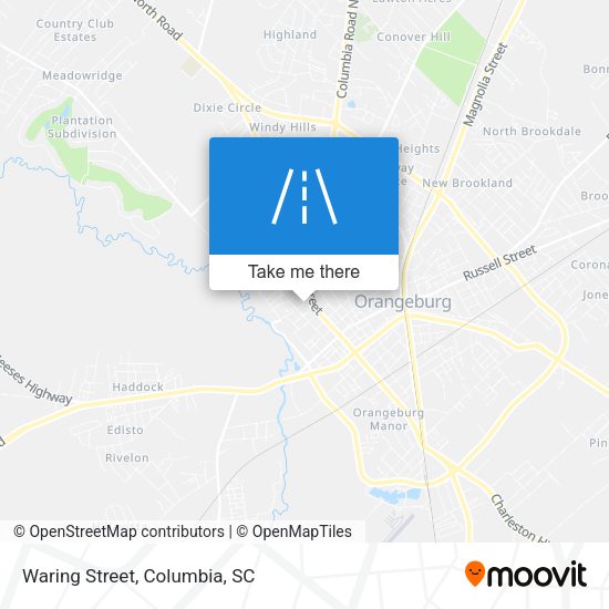 Waring Street map