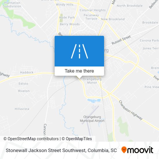Mapa de Stonewall Jackson Street Southwest