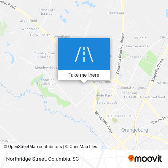 Mapa de Northridge Street