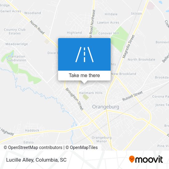 Mapa de Lucille Alley