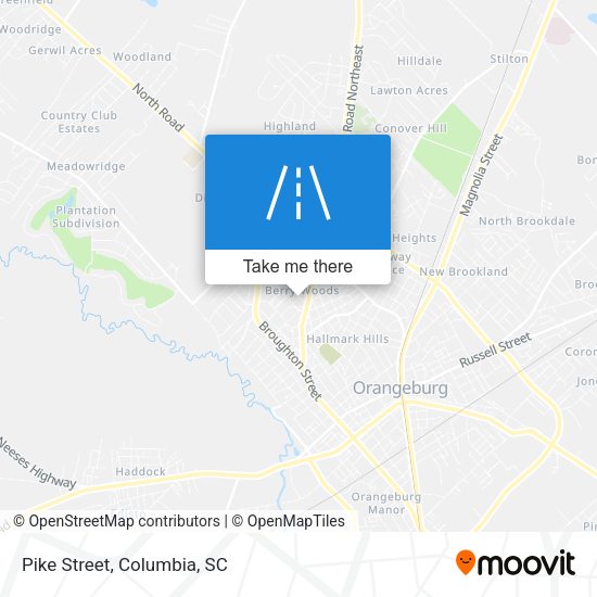 Mapa de Pike Street