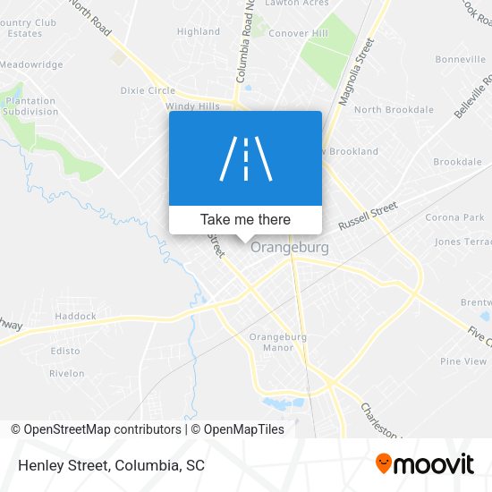 Henley Street map