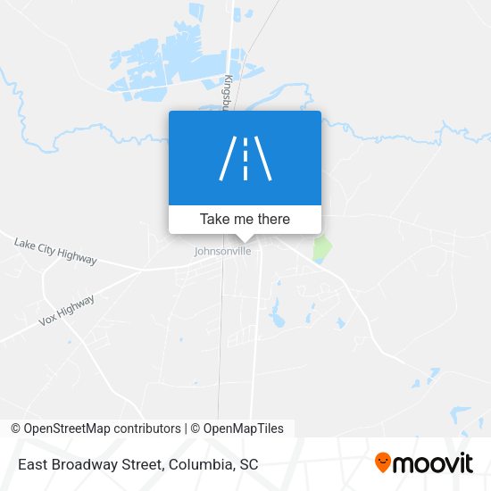 Mapa de East Broadway Street
