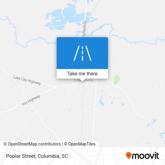 Mapa de Poplar Street