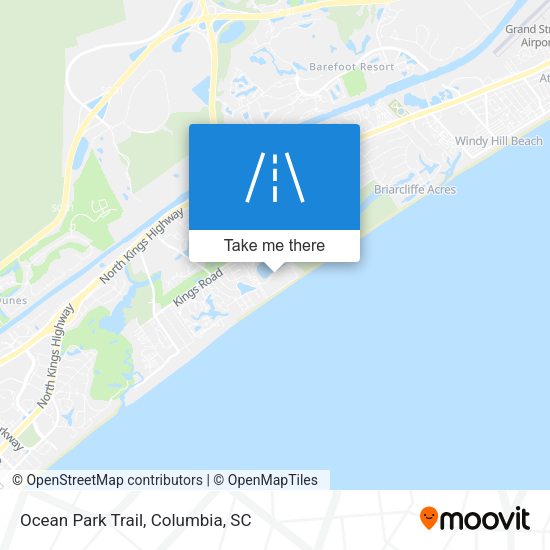 Ocean Park Trail map