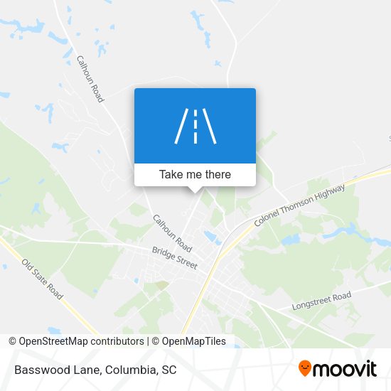 Mapa de Basswood Lane