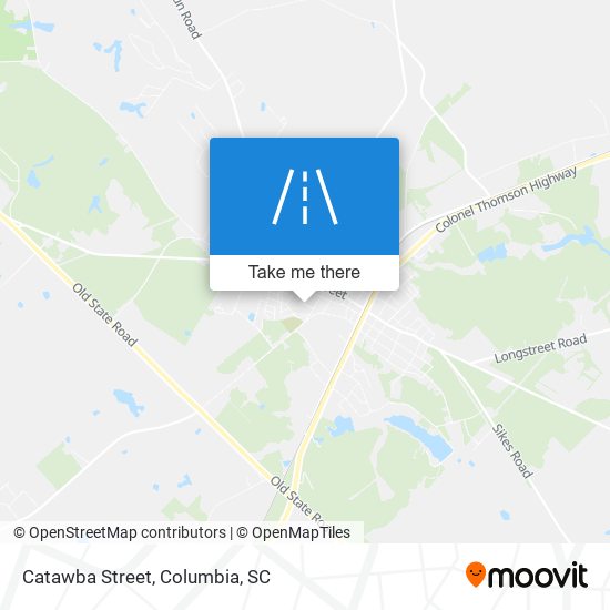 Catawba Street map