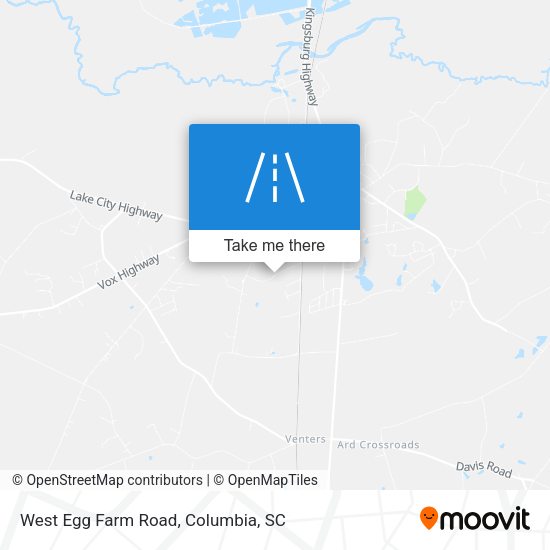 Mapa de West Egg Farm Road