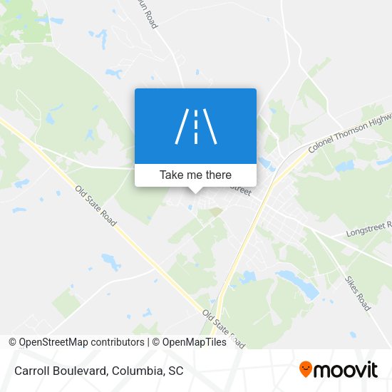 Carroll Boulevard map