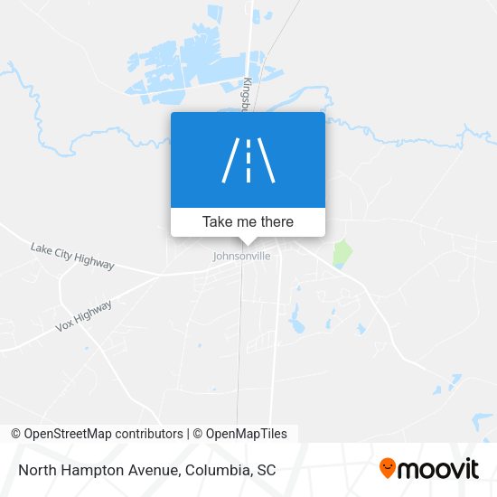 Mapa de North Hampton Avenue