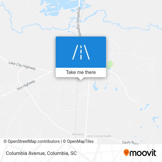Mapa de Columbia Avenue