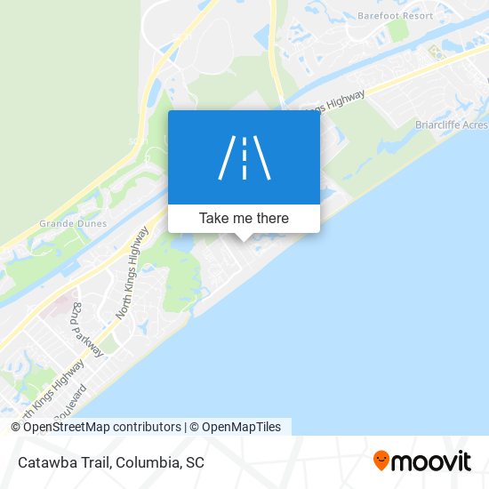Catawba Trail map