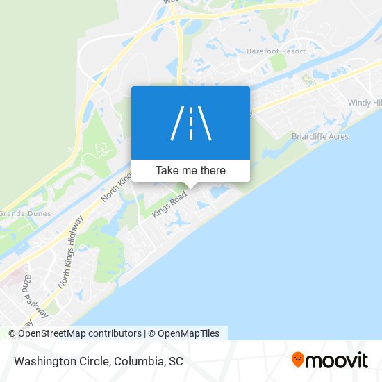 Mapa de Washington Circle