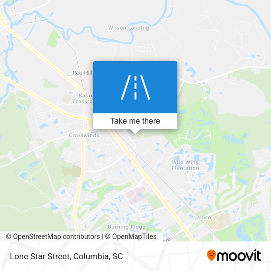 Mapa de Lone Star Street