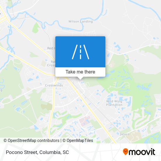 Mapa de Pocono Street