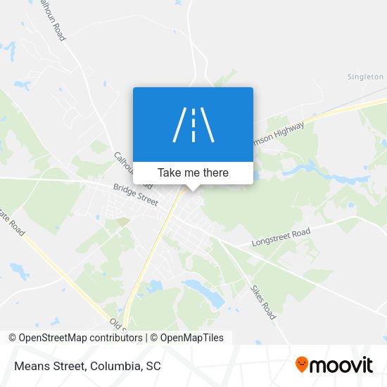 Mapa de Means Street
