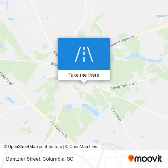 Mapa de Dantzier Street