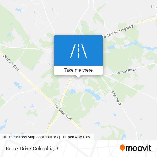 Brook Drive map