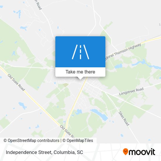 Independence Street map