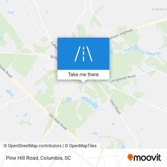 Mapa de Pine Hill Road