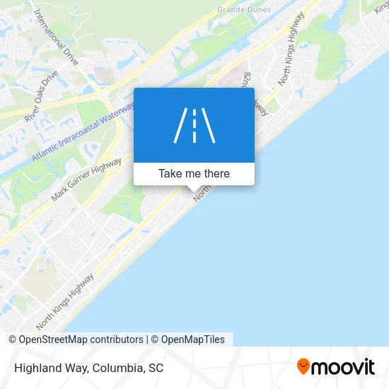 Highland Way map