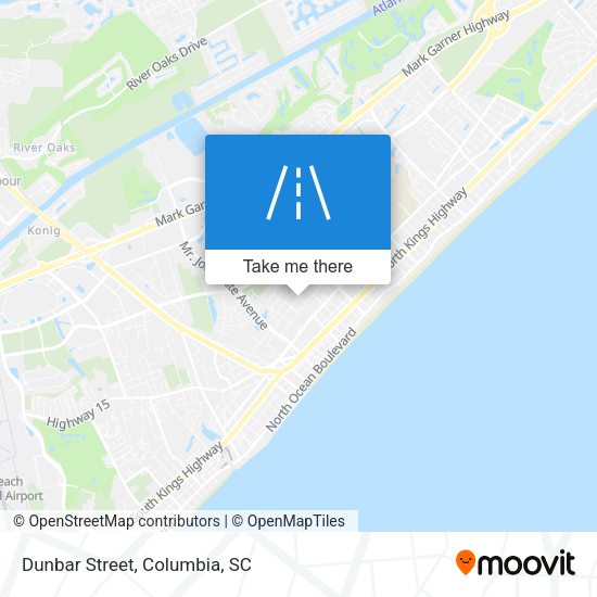 Mapa de Dunbar Street
