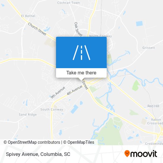 Mapa de Spivey Avenue