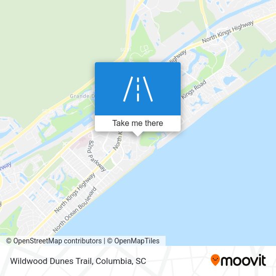 Wildwood Dunes Trail map