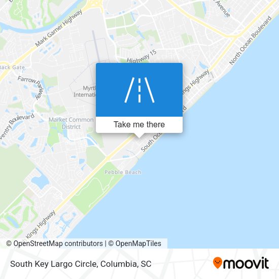 Mapa de South Key Largo Circle