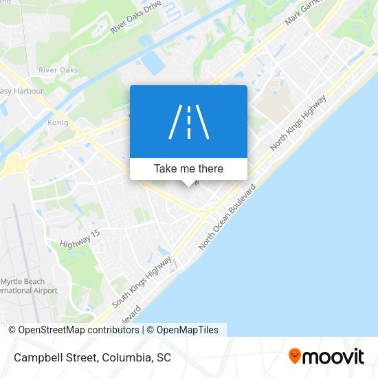 Mapa de Campbell Street
