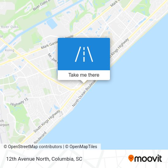 12th Avenue North map