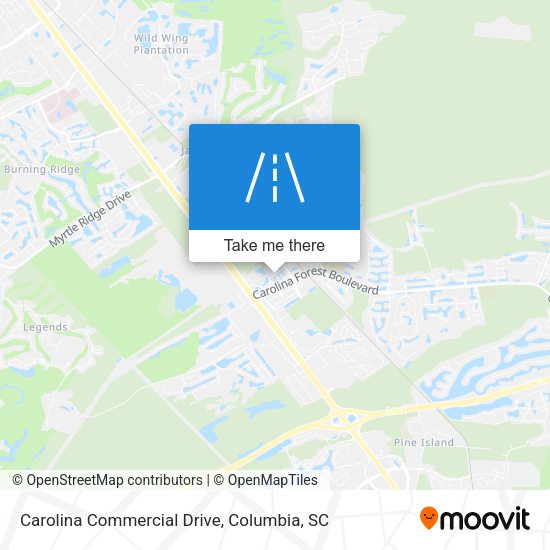 Mapa de Carolina Commercial Drive