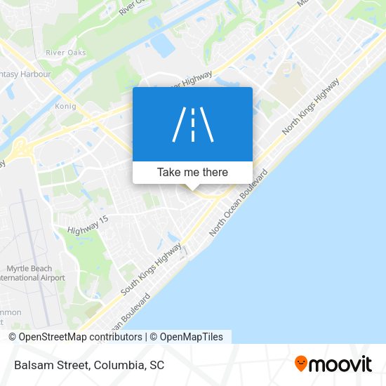 Mapa de Balsam Street