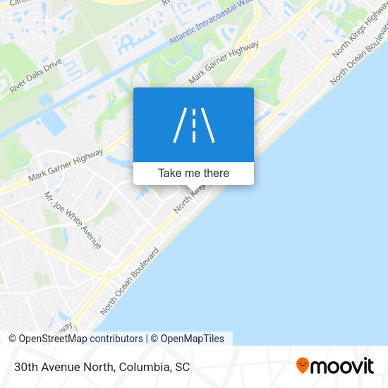 30th Avenue North map