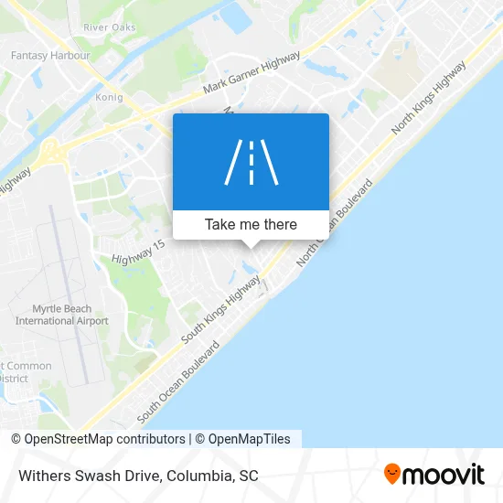 Withers Swash Drive map