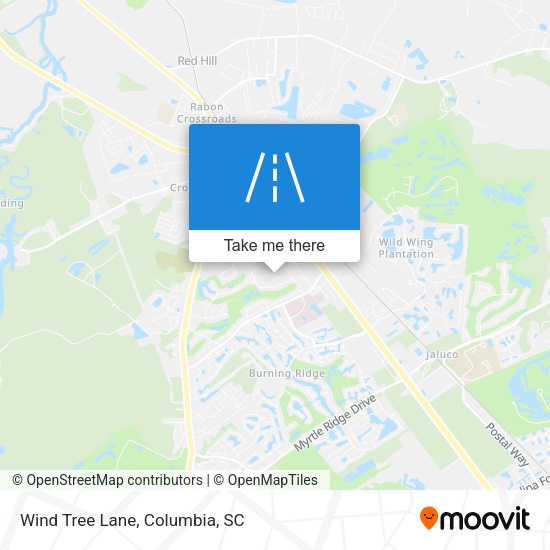 Mapa de Wind Tree Lane