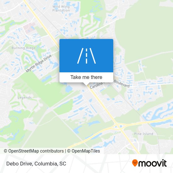 Mapa de Debo Drive