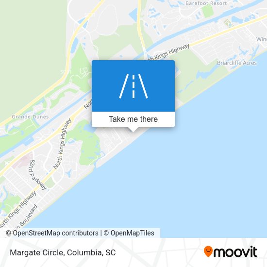 Mapa de Margate Circle