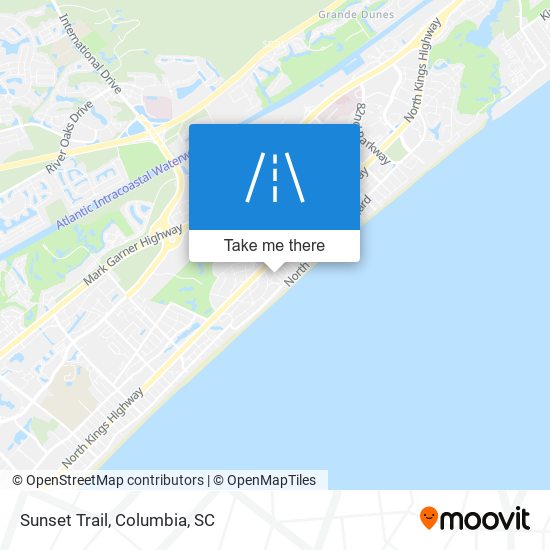 Sunset Trail map