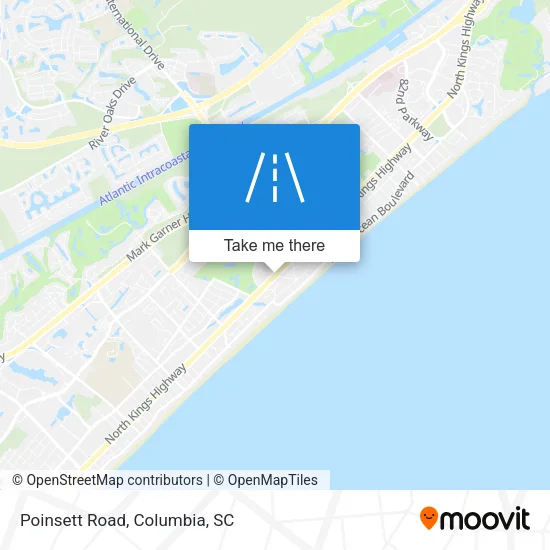 Poinsett Road map