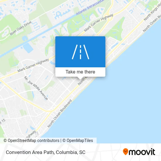 Convention Area Path map