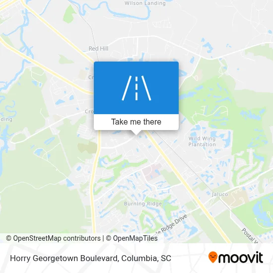Horry Georgetown Boulevard map