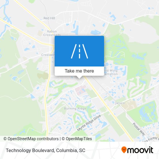 Technology Boulevard map