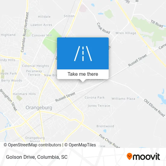 Golson Drive map