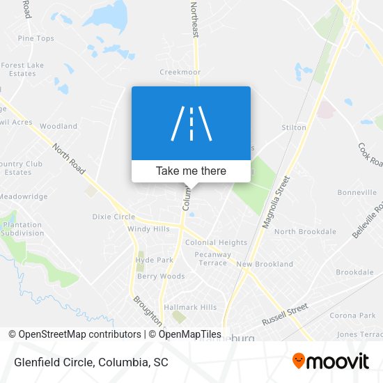 Glenfield Circle map