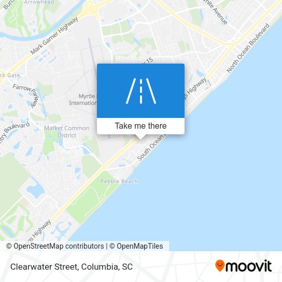Clearwater Street map